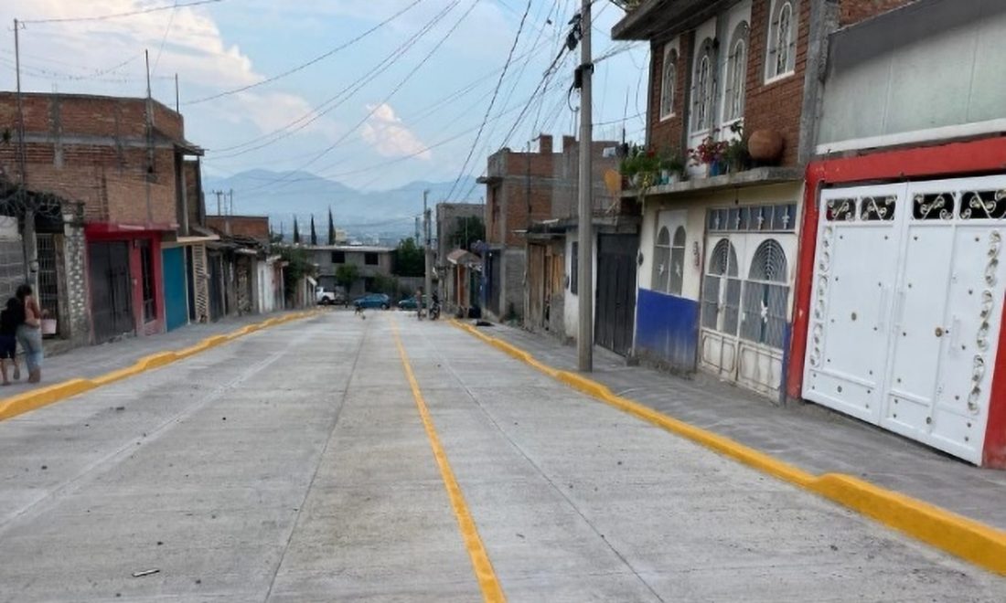 Pavimentación con redes — vista 2