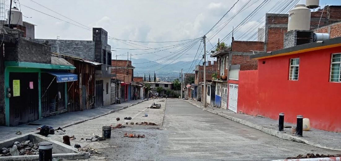 Pavimentación con redes — vista 3